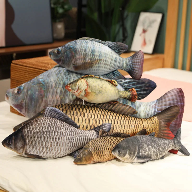 Sir Carpington – Jumbo Carp Plush Toy for Couch Kings