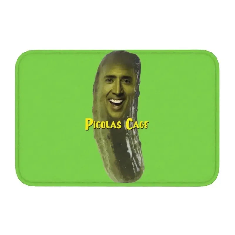 Cage Watch Mat – Hilarious Nicolas Cage Peeking Bath or Door Mat