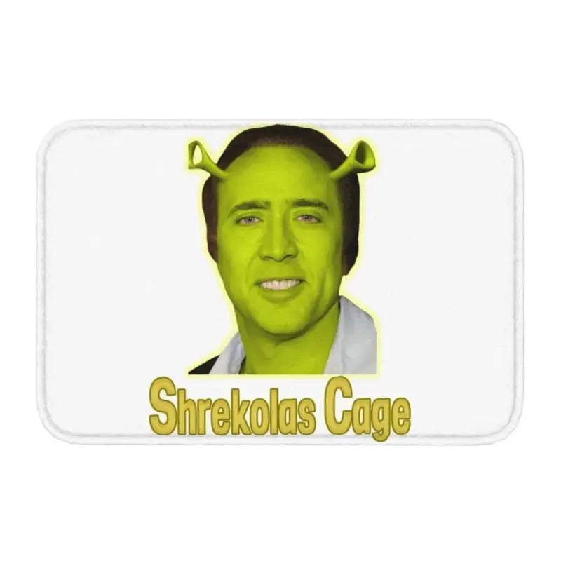 Cage Watch Mat – Hilarious Nicolas Cage Peeking Bath or Door Mat