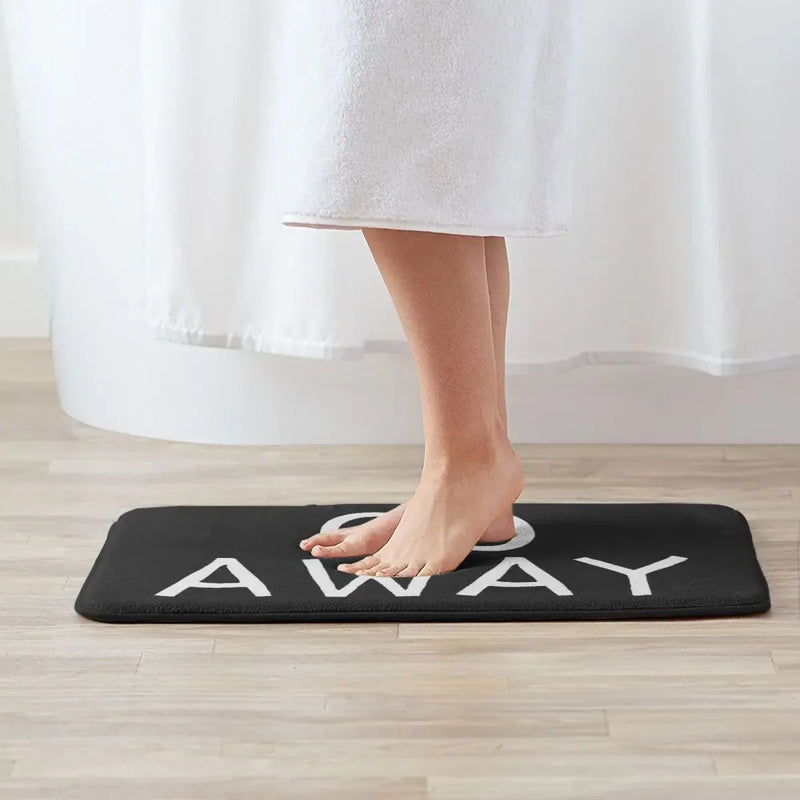 Go Away Doormat – Funny Anti-Social Welcome Mat for Entryways (40x60cm)