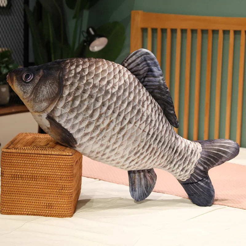 Sir Carpington – Jumbo Carp Plush Toy for Couch Kings