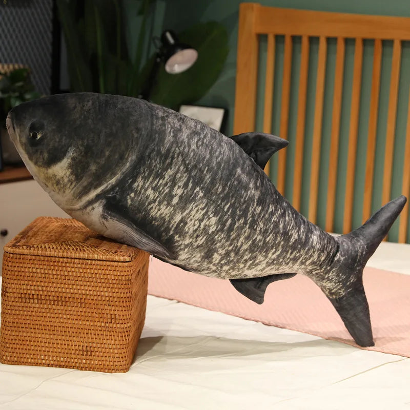 Blub the Unit – Giant Grey Fish Stuffed Animal Plush