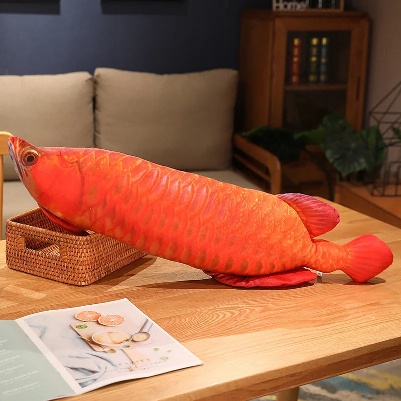 Spicy Boi – Firefin Arowana Plush Toy with Attitude